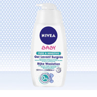 Échantillons Gel Lavant Surgras Pure & Sensitive NIVEA BABY